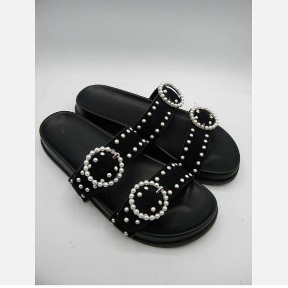 Rebecca Minkoff Veeoleeta Adjustable Sandal Slides | Size 9 - Picture 3 of 5